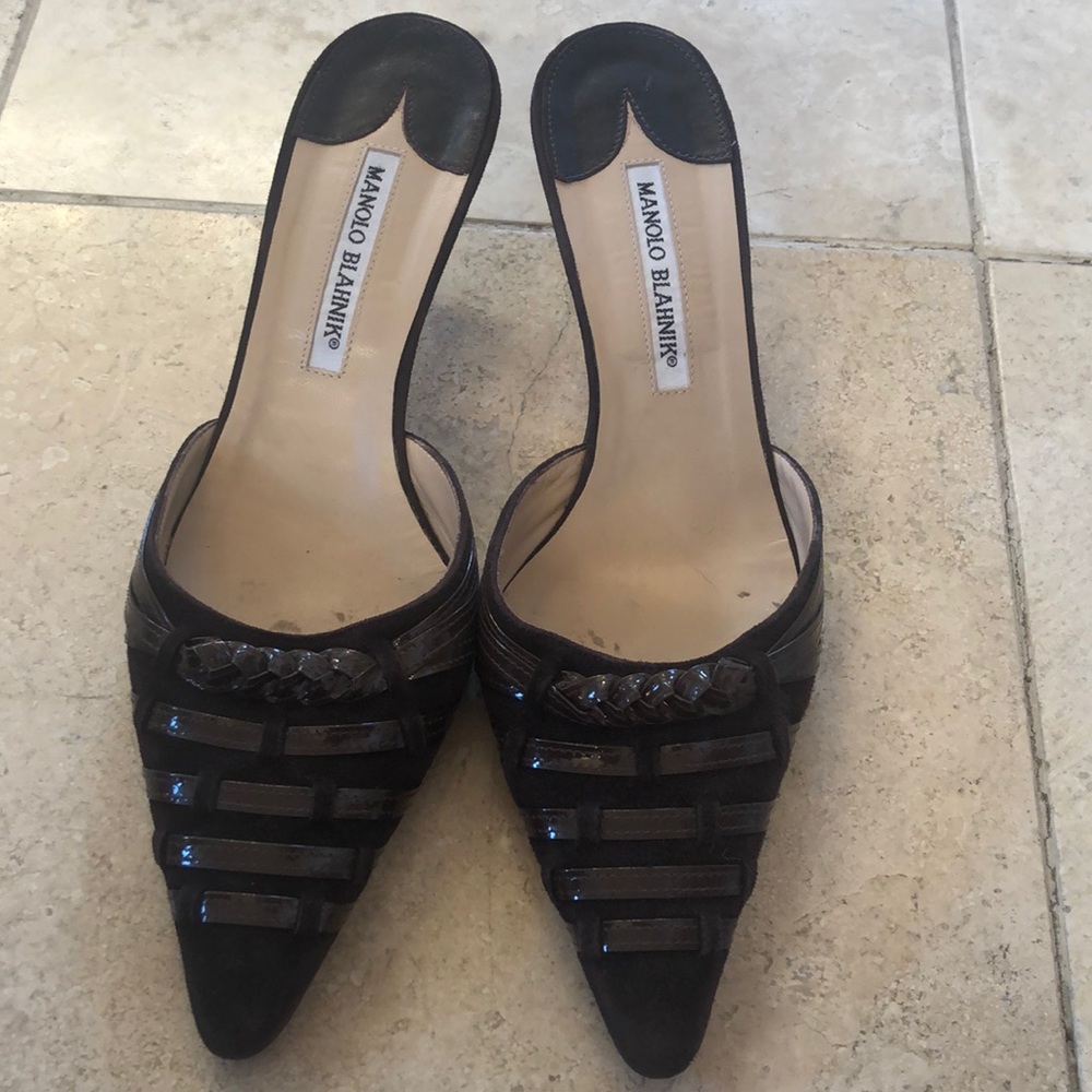 Manolo Blahnik mules